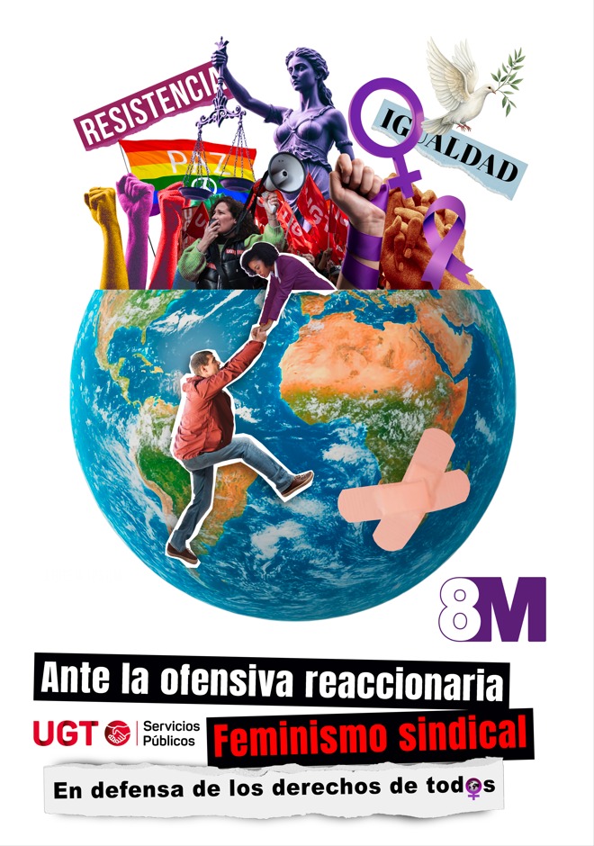 #8M2025 – Día Internacional de la Mujer – UGT Servicios Públicos comprometida con la defensa de los derechos de las mujeres